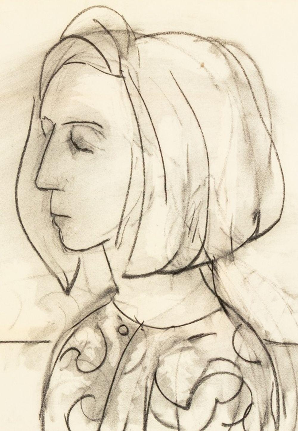 Portrait of Anne Sager - Art by Manfred Schwartz