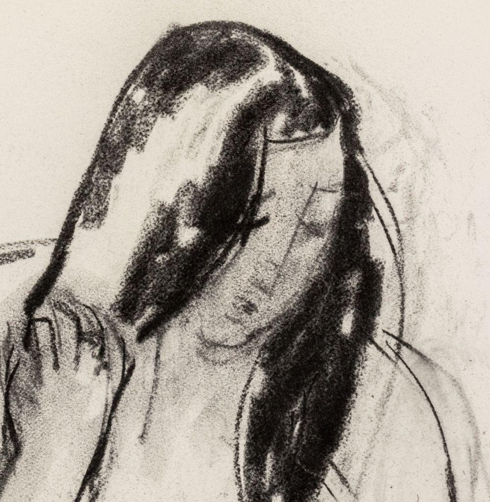 Standing Nude Woman - Art by Manfred Schwartz