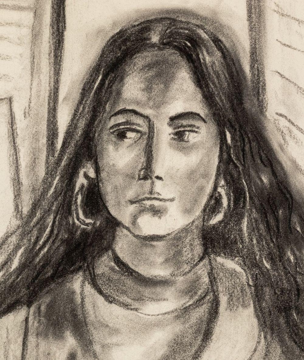 Portrait of a Woman (Moderne), Art, von Manfred Schwartz