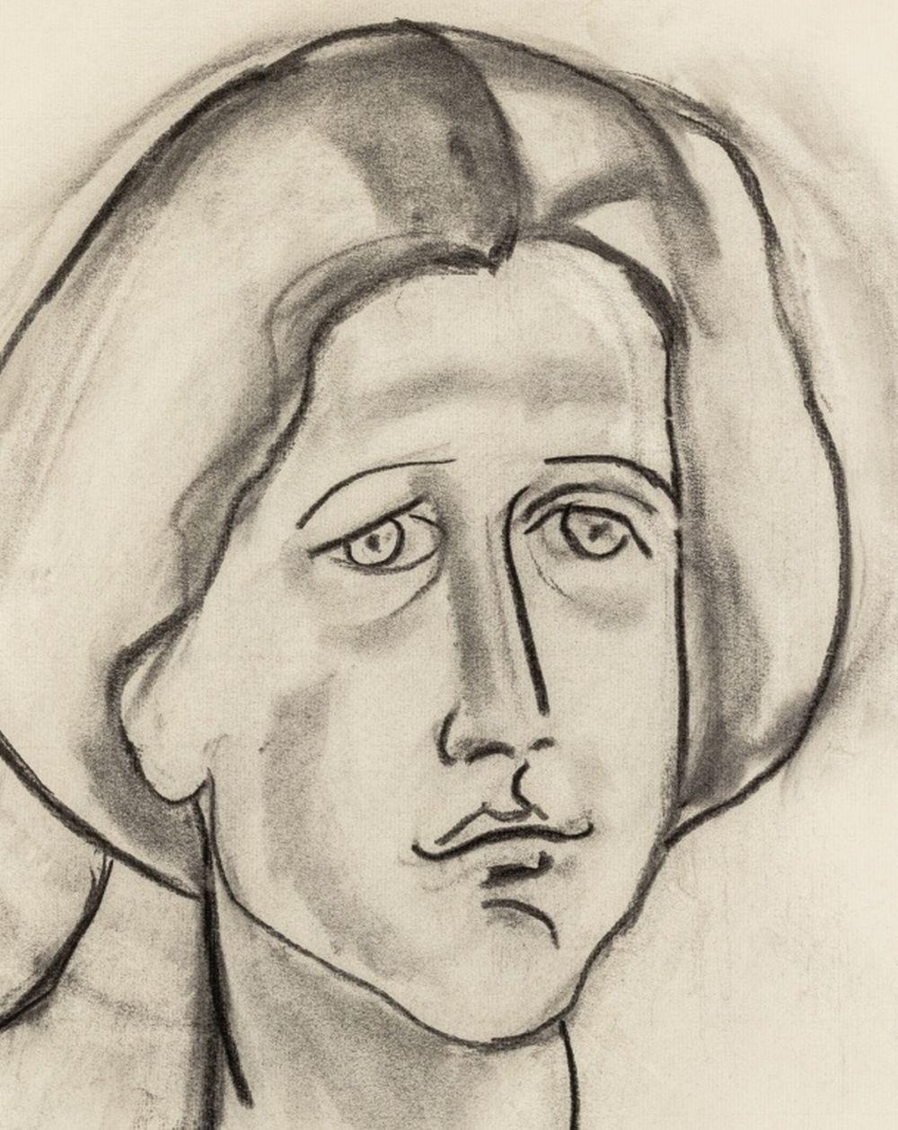 Portrait of a Woman – Art von Manfred Schwartz
