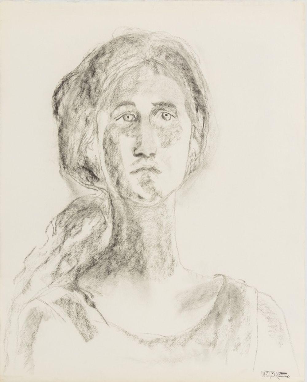 Portrait of a Woman (Moderne), Art, von Manfred Schwartz