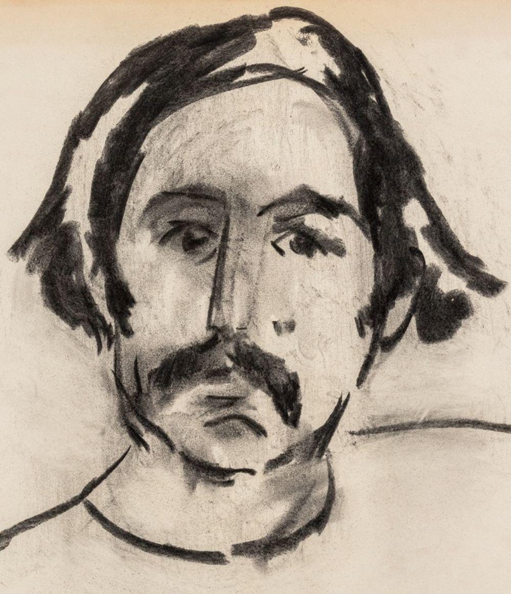 Portrait of a Man - Art di Manfred Schwartz