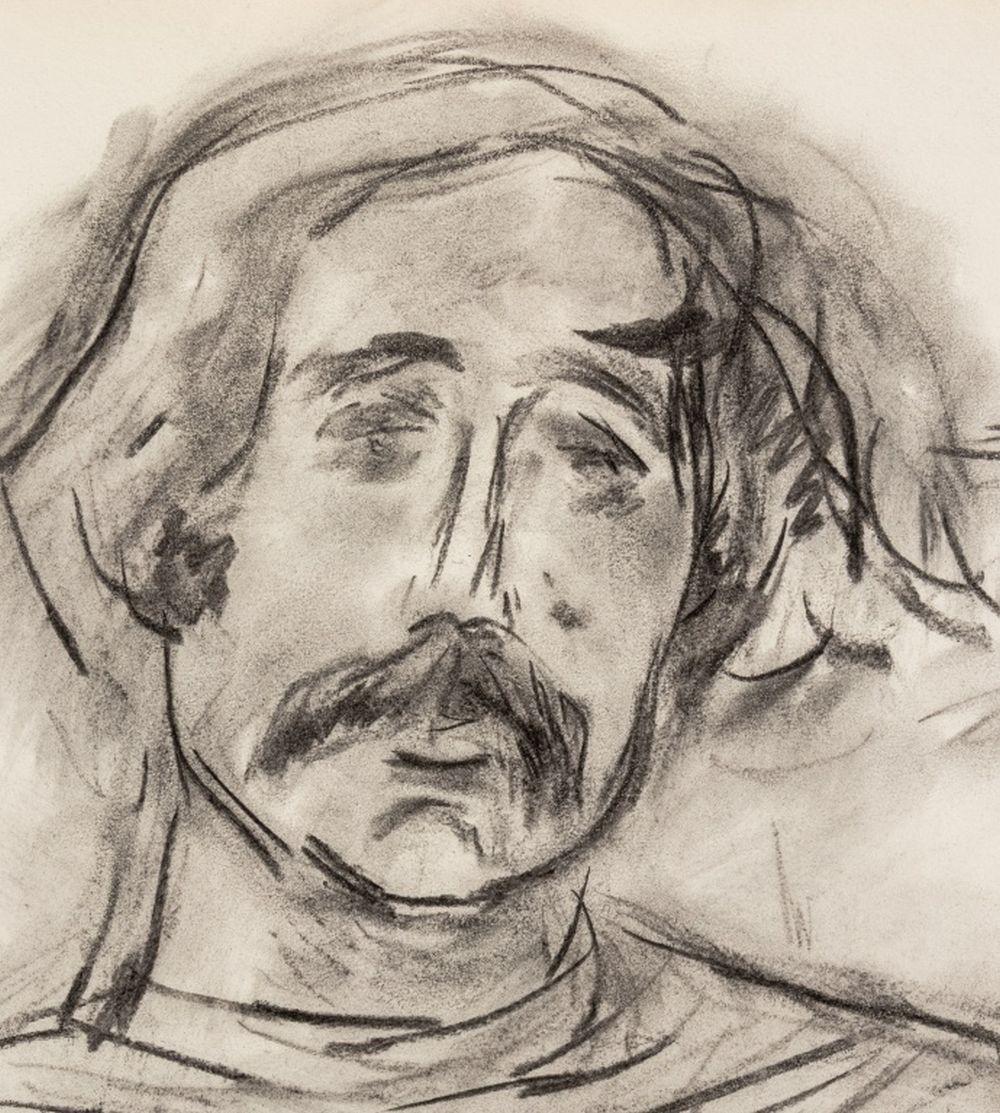 Portrait of a Man - Art Moderno di Manfred Schwartz