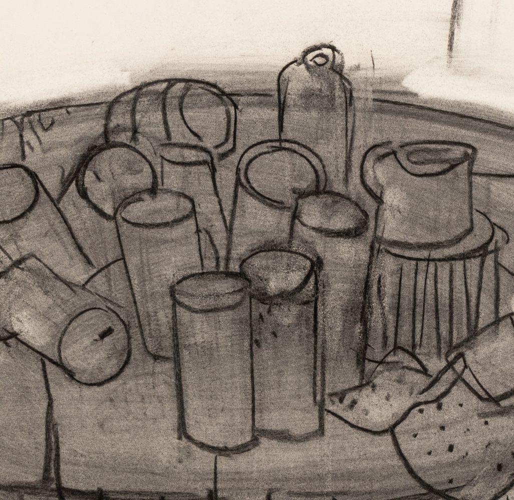 Still Life of Bar Table - Art by Manfred Schwartz