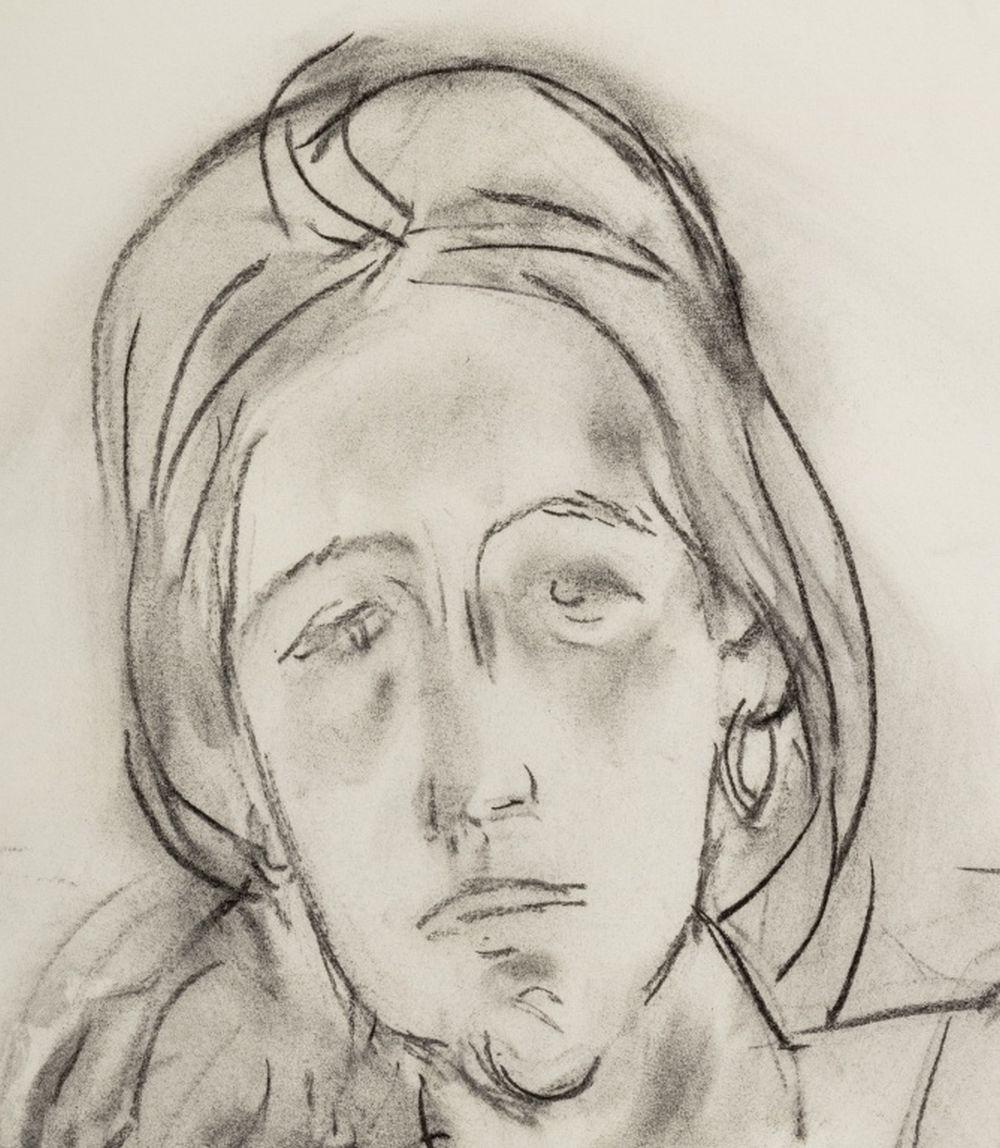 Portrait of a Woman - Art Moderno di Manfred Schwartz