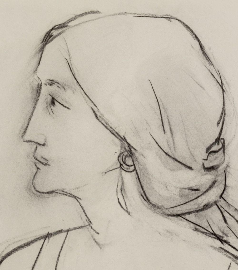 Ritratto di donna - Art di Manfred Schwartz