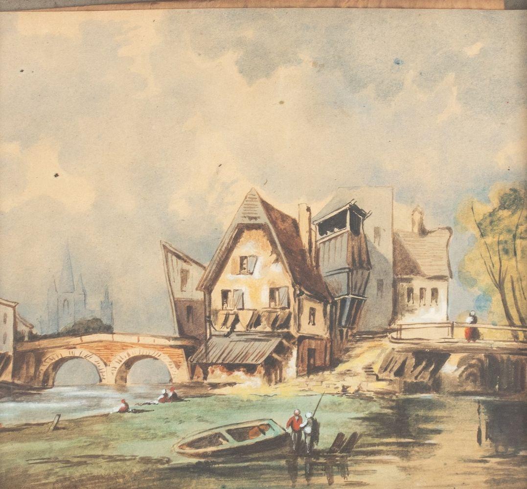 French School Riverside Town - Art by Unknown