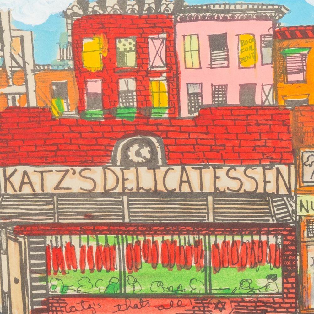 Katz's Delicatessen - Pop Art Art by Charles Fazzino