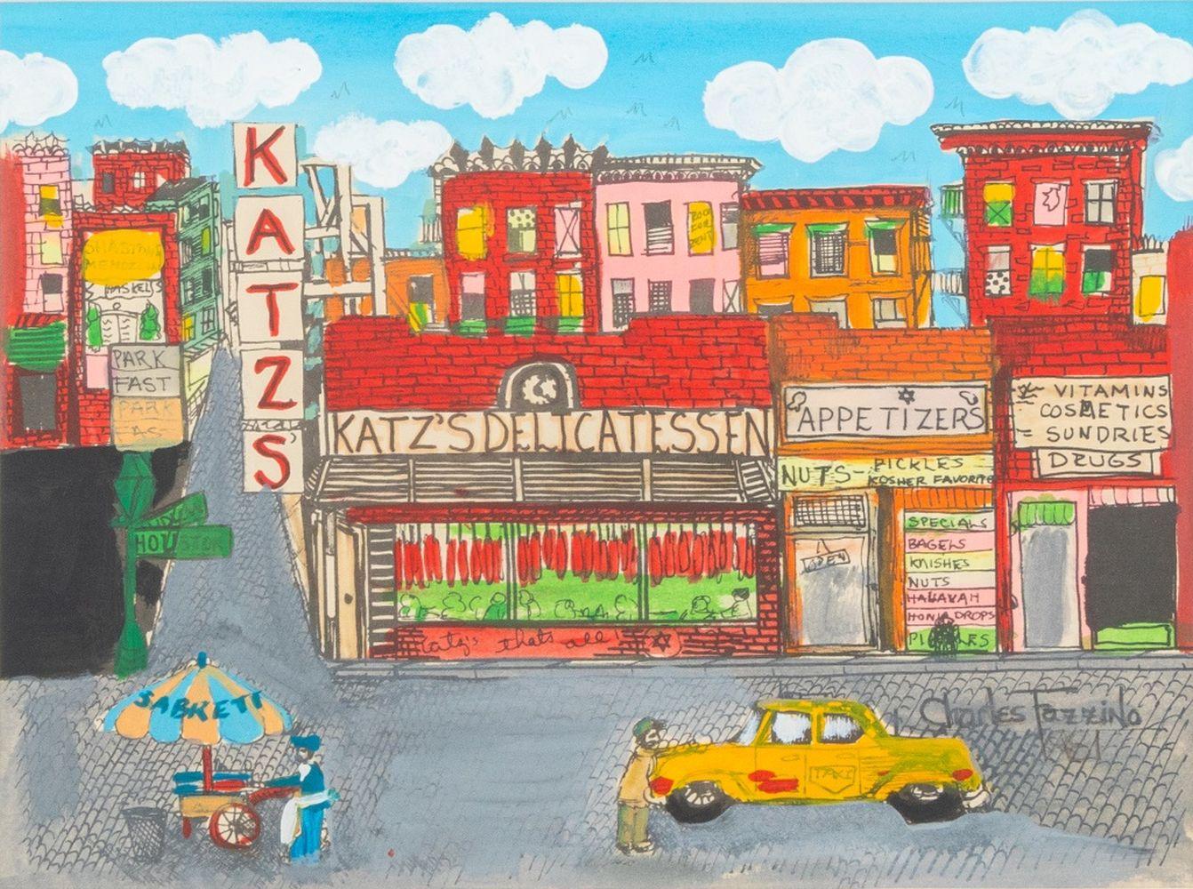Katz's Delicatessen - Art by Charles Fazzino