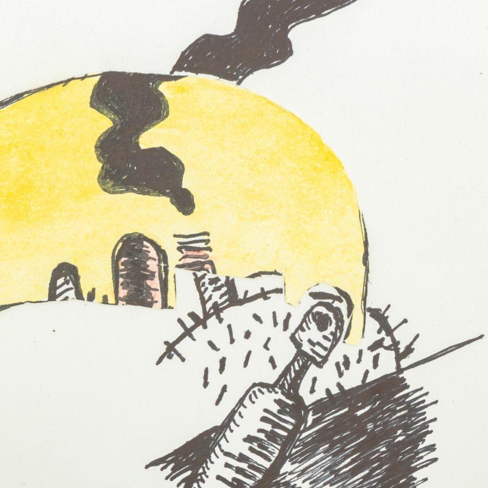 Smoking Man Composition - Contemporary Art by Domenick Capobianco 