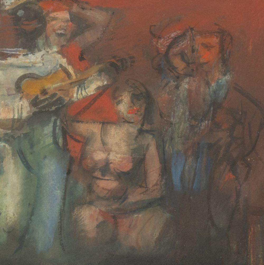 Cabaret Scene - Modern Art by Josef Foshko