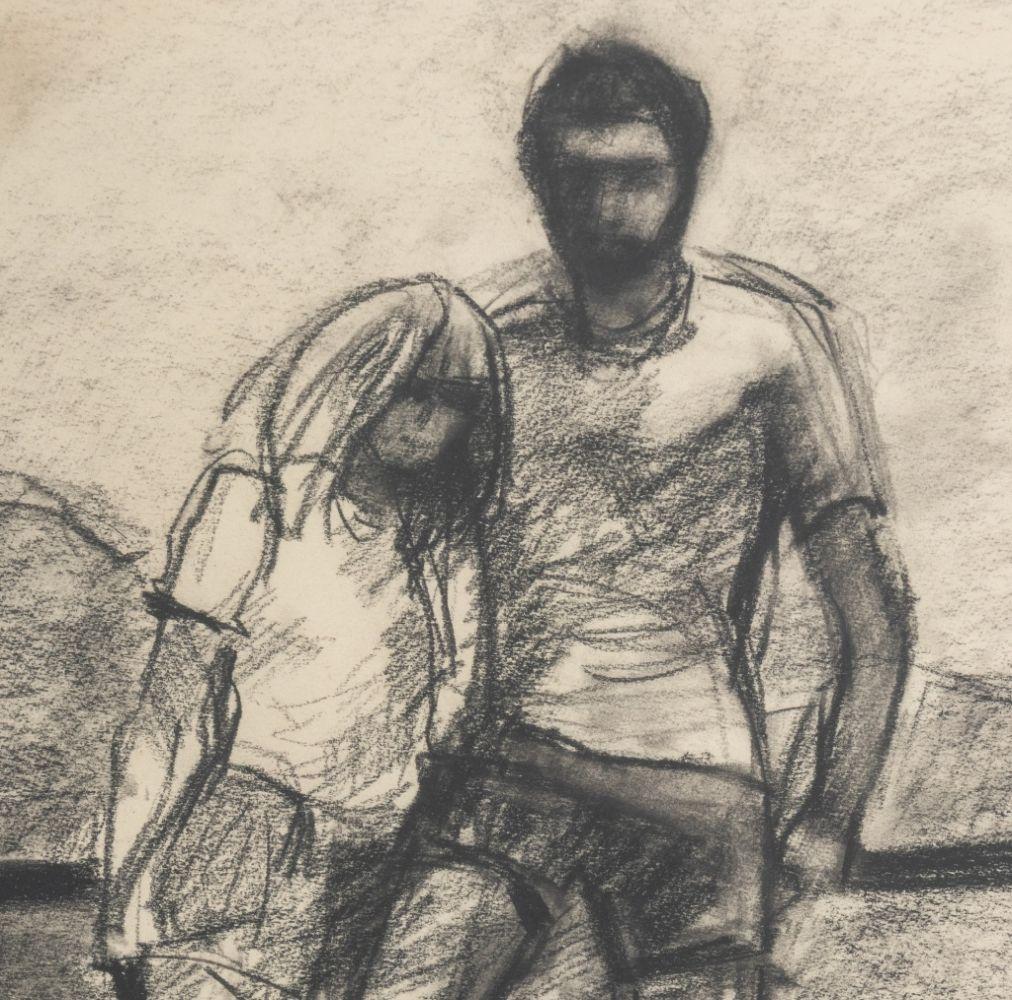 Portrait d'un couple - Contemporain Art par Agnes Preston-Brame