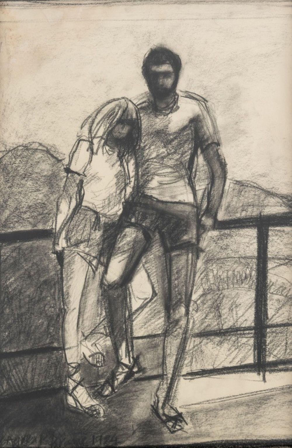 Portrait d'un couple - Art de Agnes Preston-Brame