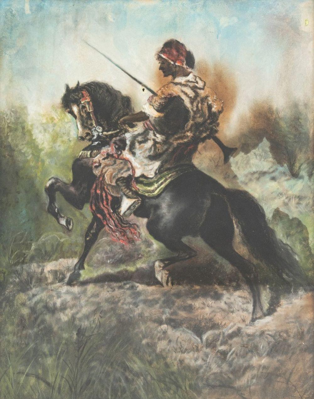 Französische Schule, Arabischer Reiter, 19. – Art von Unknown