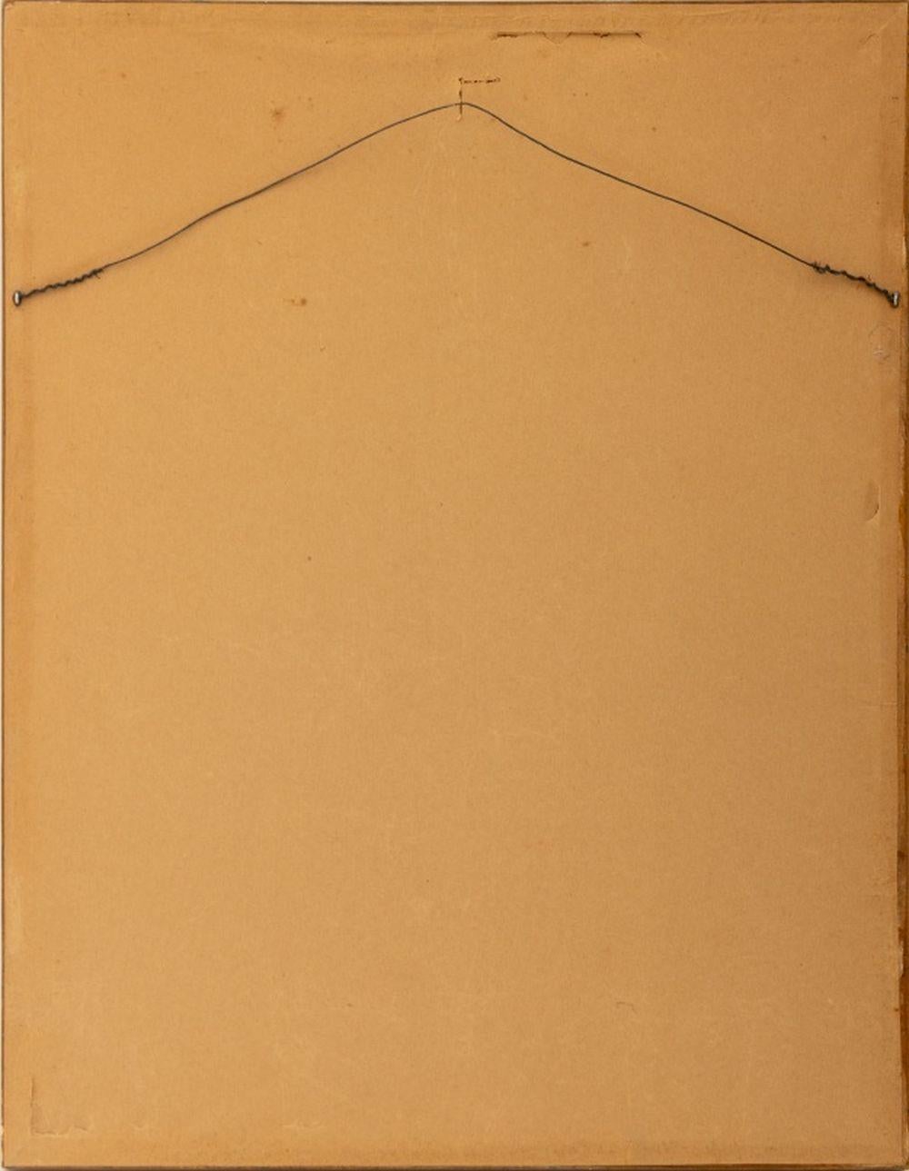 Louis Van Parys (Franzose, gest. 1896), Figurale Hoflandschaft, Gouache, Aquarell und Bleistift auf Papier, links unten signiert 