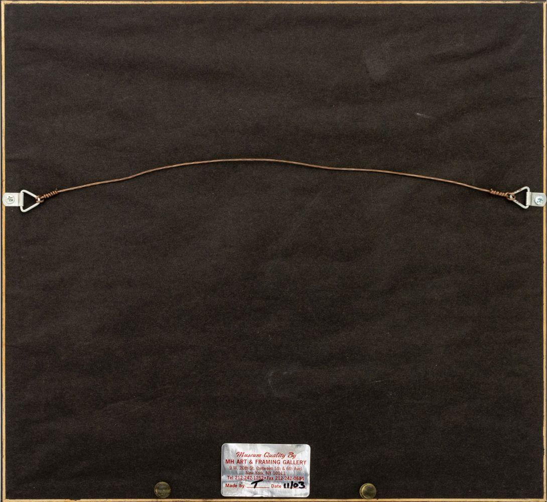 Rick Prol (American, b. 1958), Night Hunter, India Ink on Paper, 1999, signed lower right, black frame. Image: 8