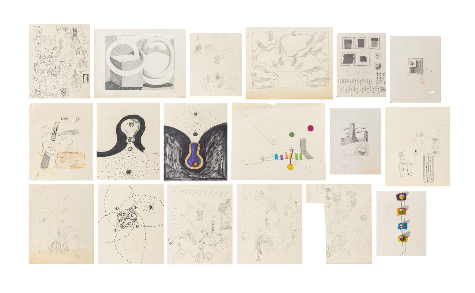 Collectional de dessins préliminaires, 18