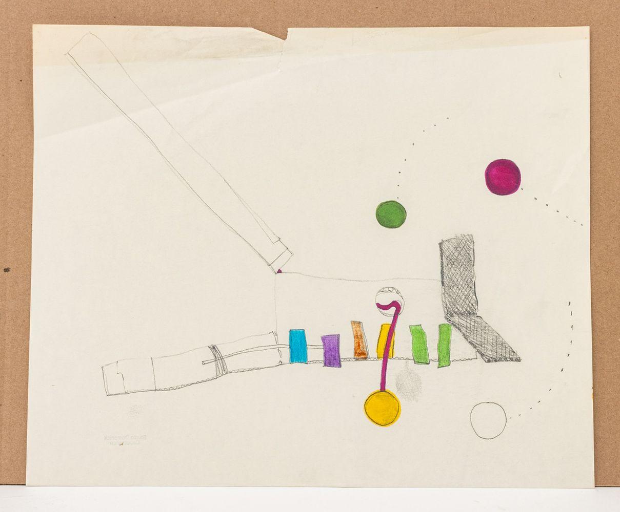 Collection of Preliminary Drawings, 18 For Sale 7