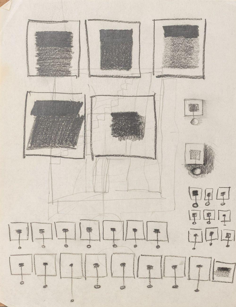 Collection of Preliminary Drawings, 18 For Sale 8