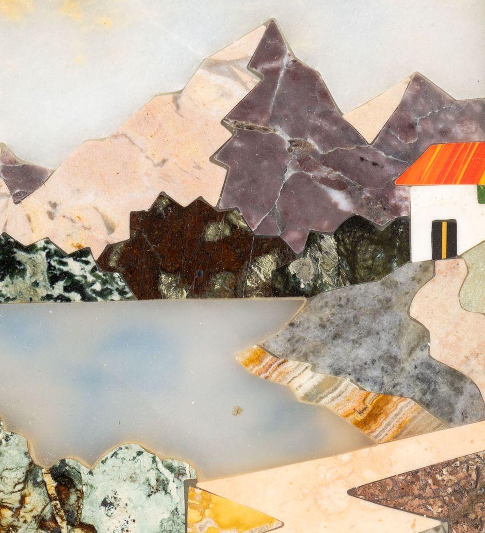 Florentine Pietra Dura Plaque For Sale 2