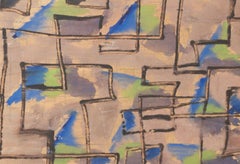 Polychrome Geometric Composition