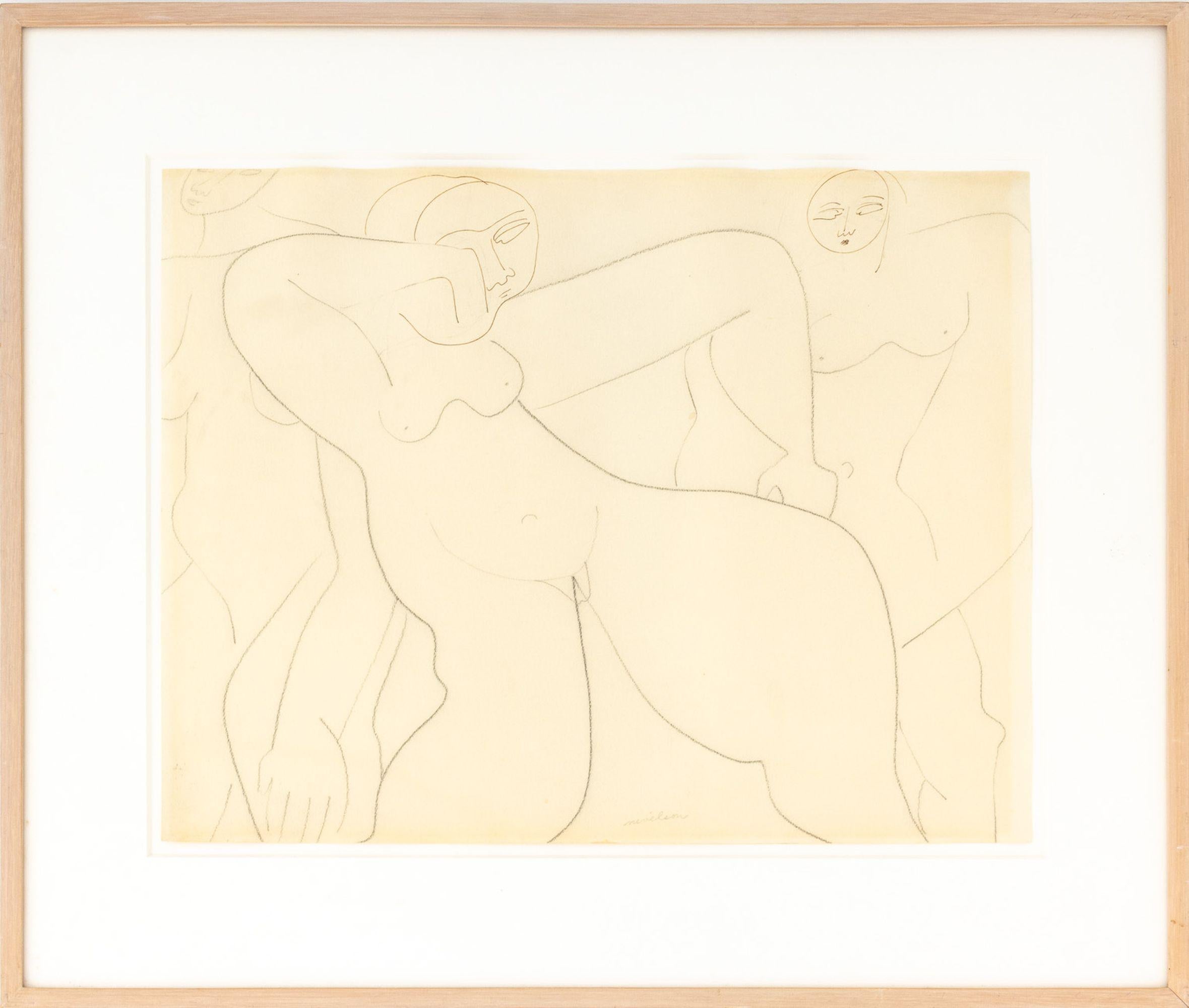 Untitled (Female Nude Figures)