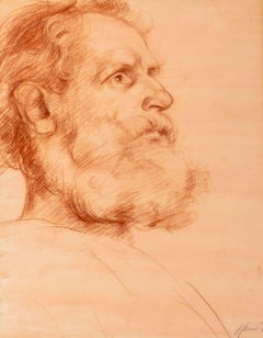 Europäische Schule Porträt eines bärtigen Mannes