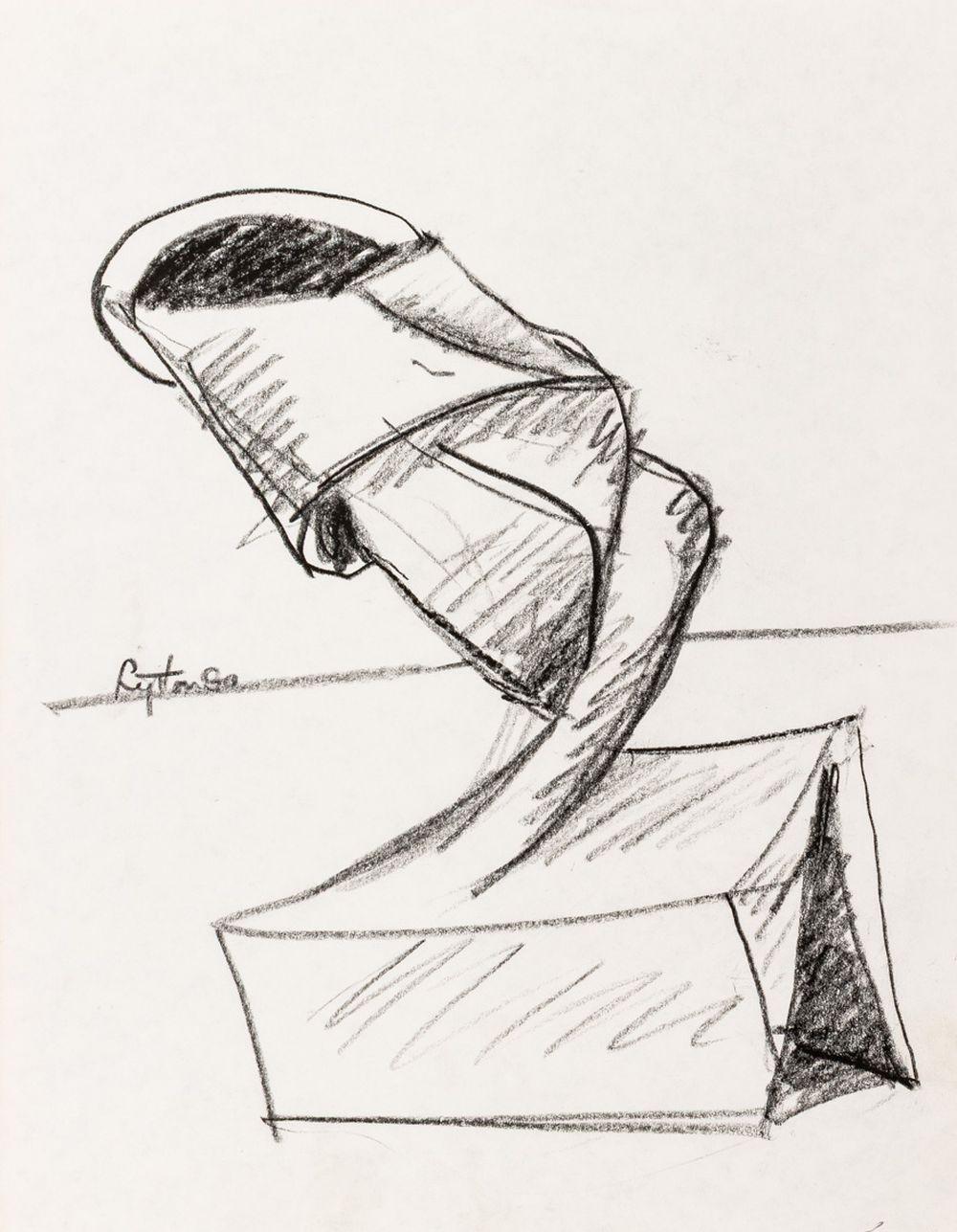 Abstract Expressionist Sculpture Study