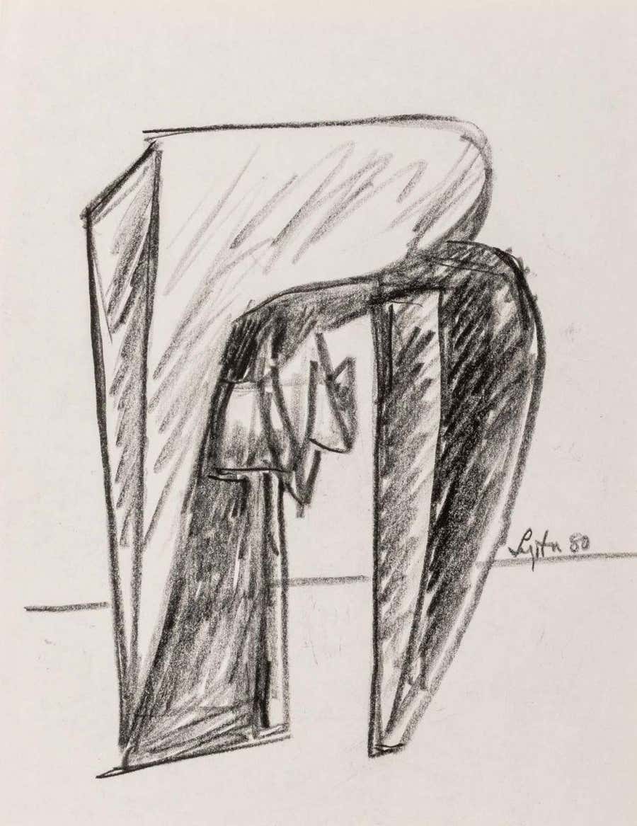 Abstract Expressionist Sculpture Study