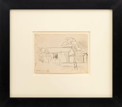 Oscar F. Bluemner Paysages de village Graphite, 2
