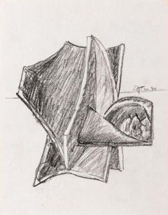 Seymour Lipton-Skulpturstudie, Skizze, 1980