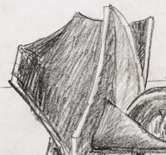 Seymour Lipton-Skulpturstudie, Skizze, 1980