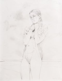 Martin Eder "Nach Hause" Graphite on Paper