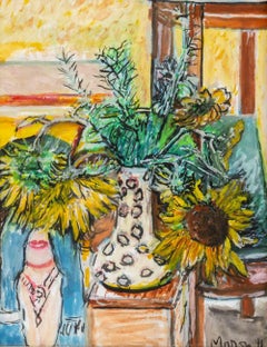 Lorna Marsh Blumenstillleben Aquarell, 2011