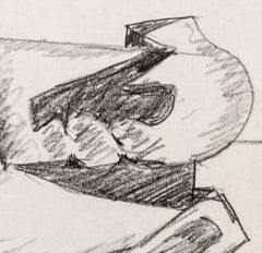 Seymour Lipton Sculpture Study Sketch, 1980