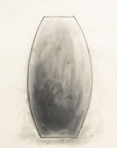 Untitled (Geometric Study), Abstract Graphite Drawing, 20th Century