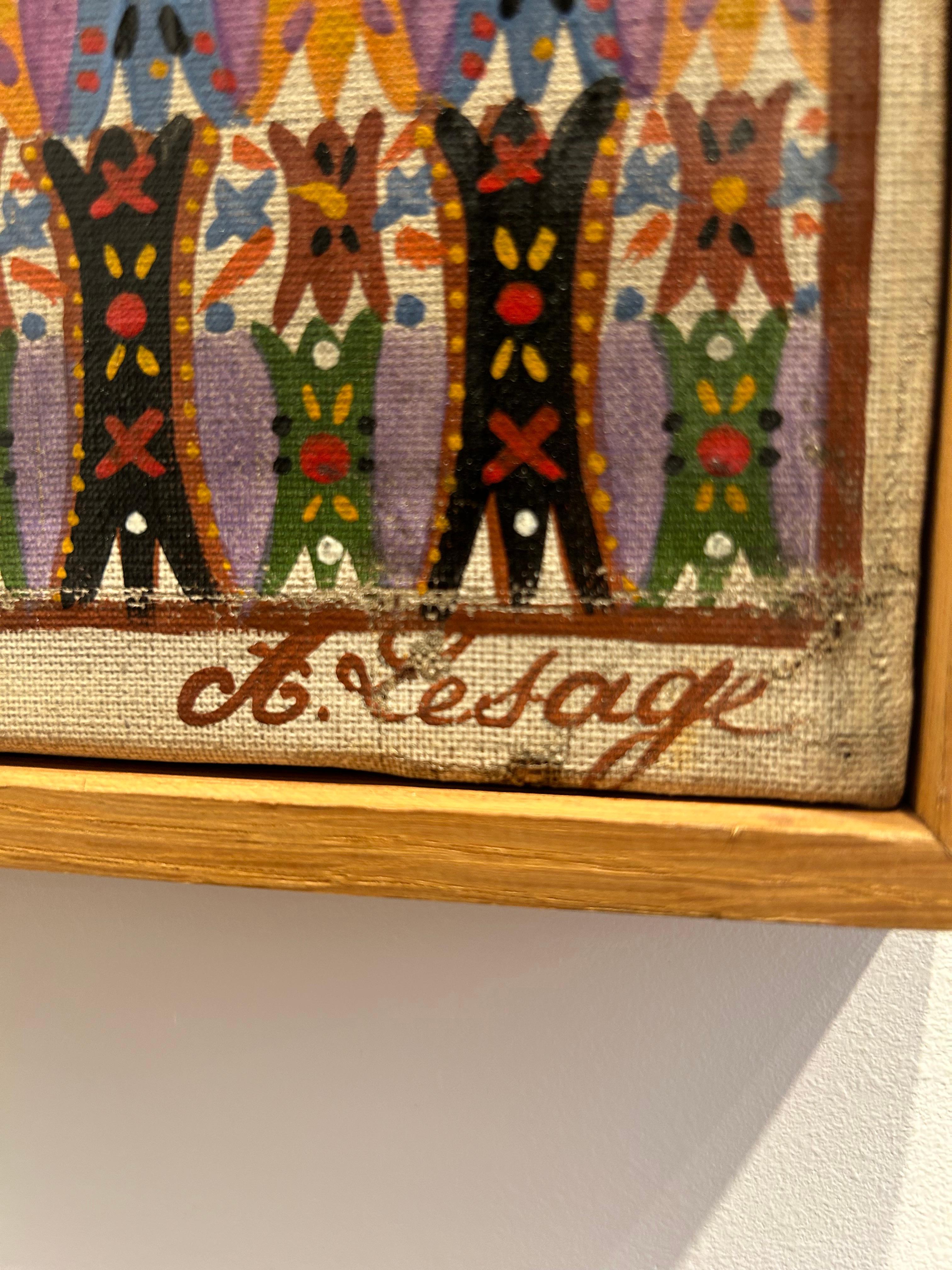 Augustin Lesage è un pittore francese legato al movimento dell'art brut. Jean Dubuffet incluse i dipinti di Lesage nella sua collezione nel 1948, solo tre anni dopo aver iniziato. La sua risonanza estetica, ispirata da una sorta di spiritualismo, ha