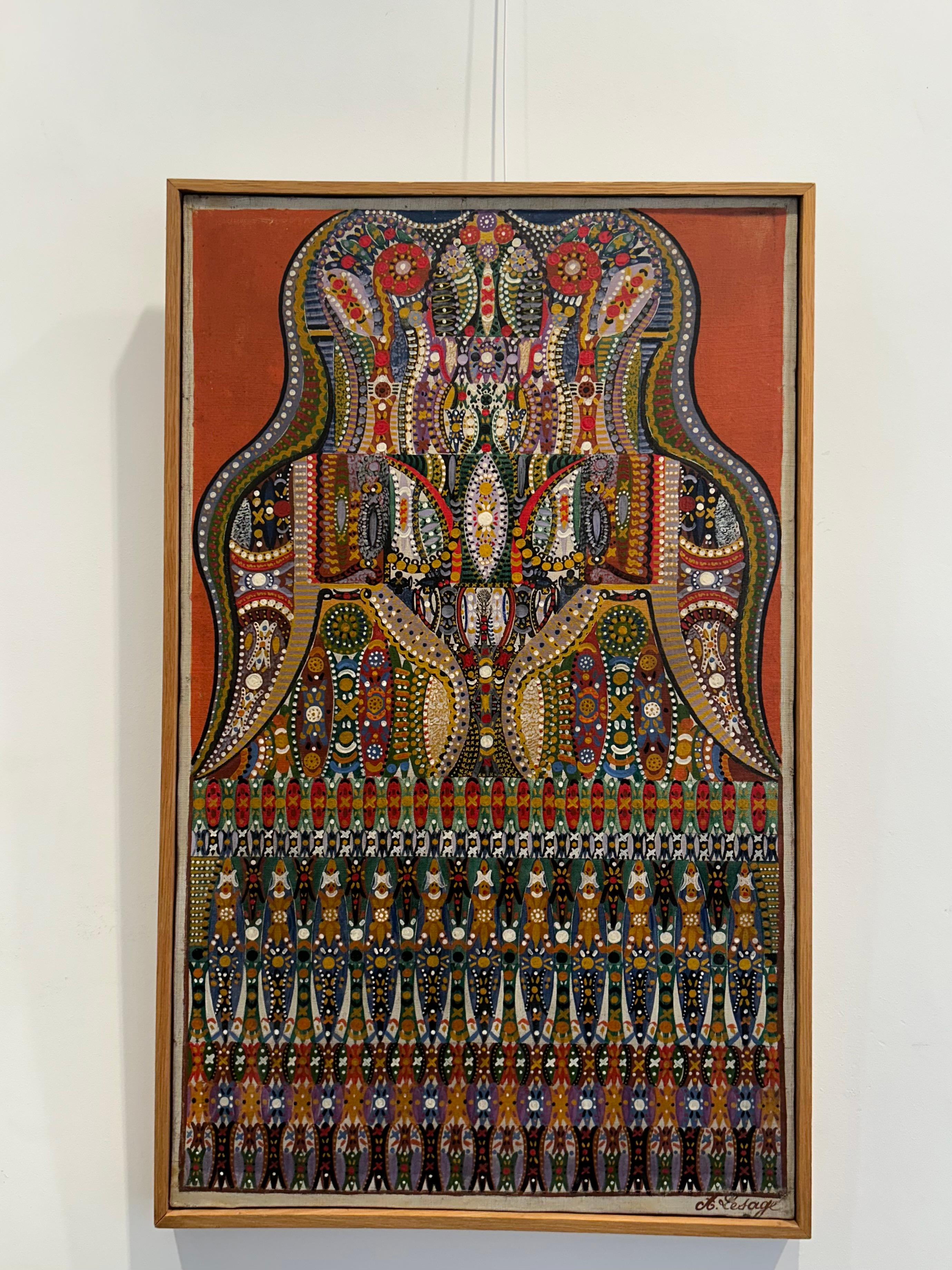 Senza titolo - Painting Arte popolare di Augustin Lesage