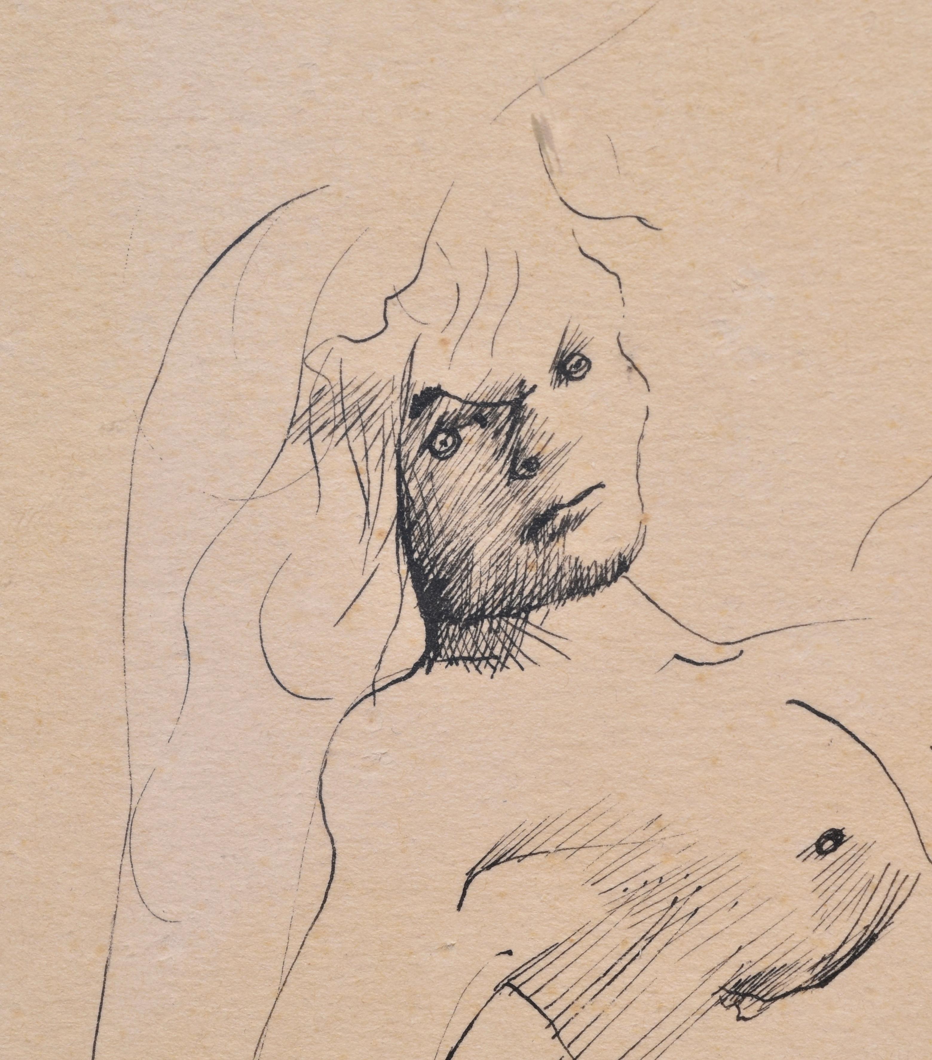Leonor Fini
Nackte Frauen, ca. 1965
Tinte auf Papier
13 × 13 in l 33 × 33 cm
Inklusive Rahmen - 18 x 18 in l 46 x 46 cm
Signiert unten rechts

Zustand: Ausgezeichneter Zustand
