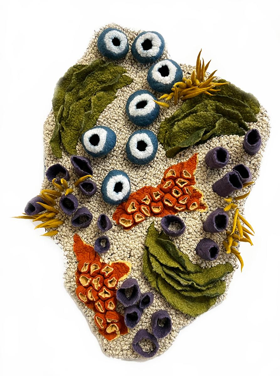 Coral Croup 4 - Mixed Media Art by Sandra Giunta