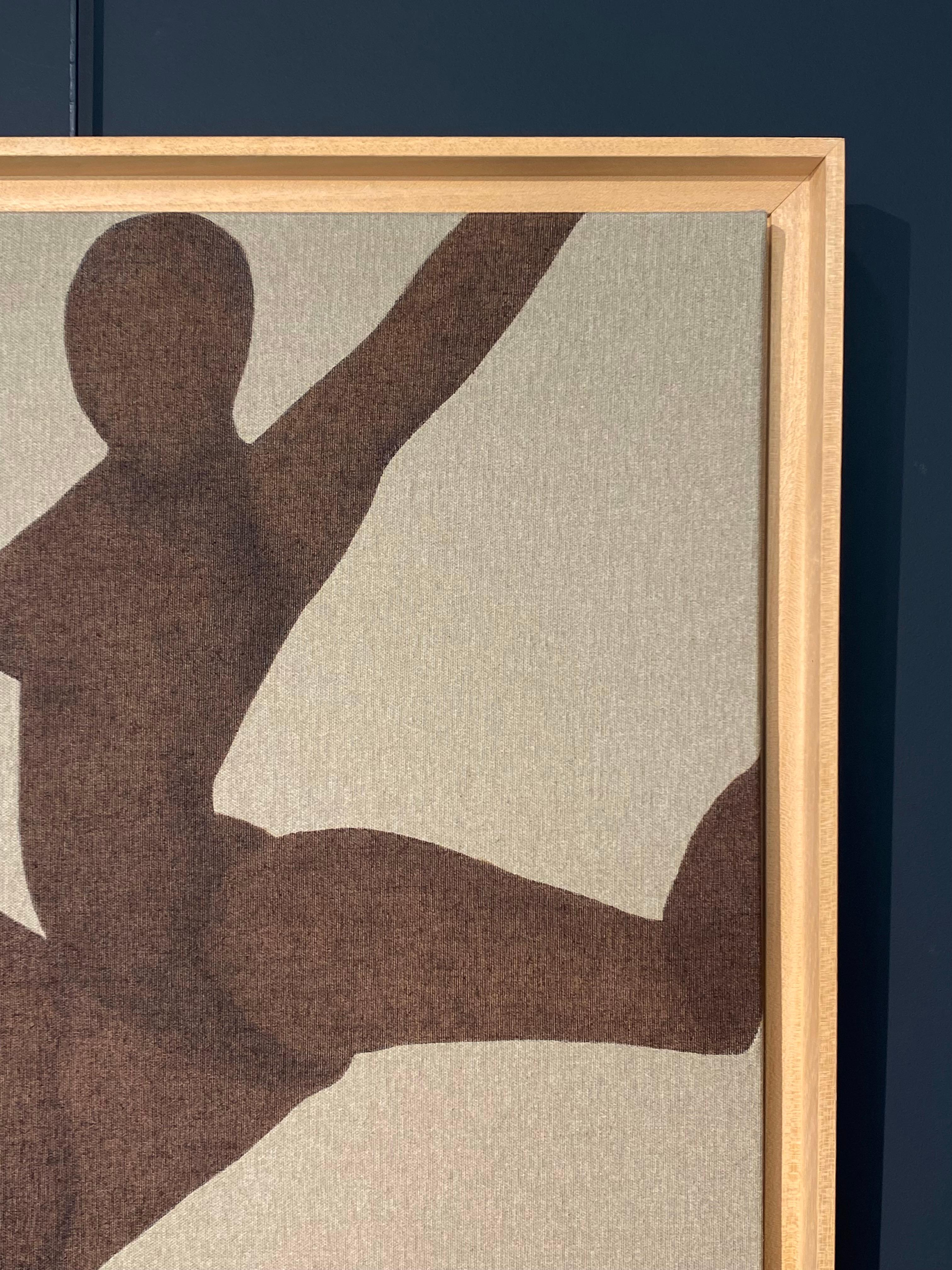 Les femmes - Brown Figurative Art by Bergstein