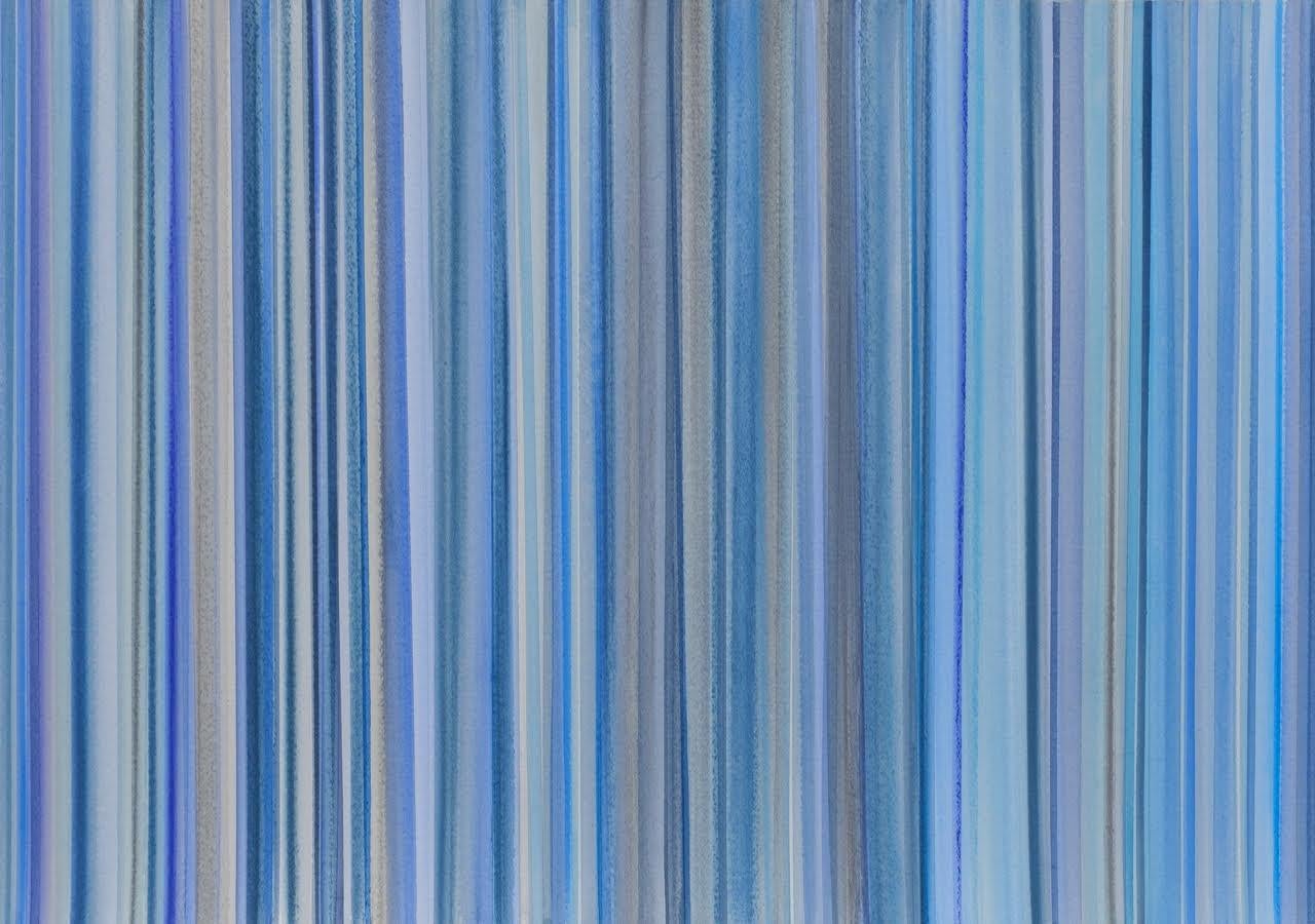 Blue Stripes ll - Art by Janet Jennings