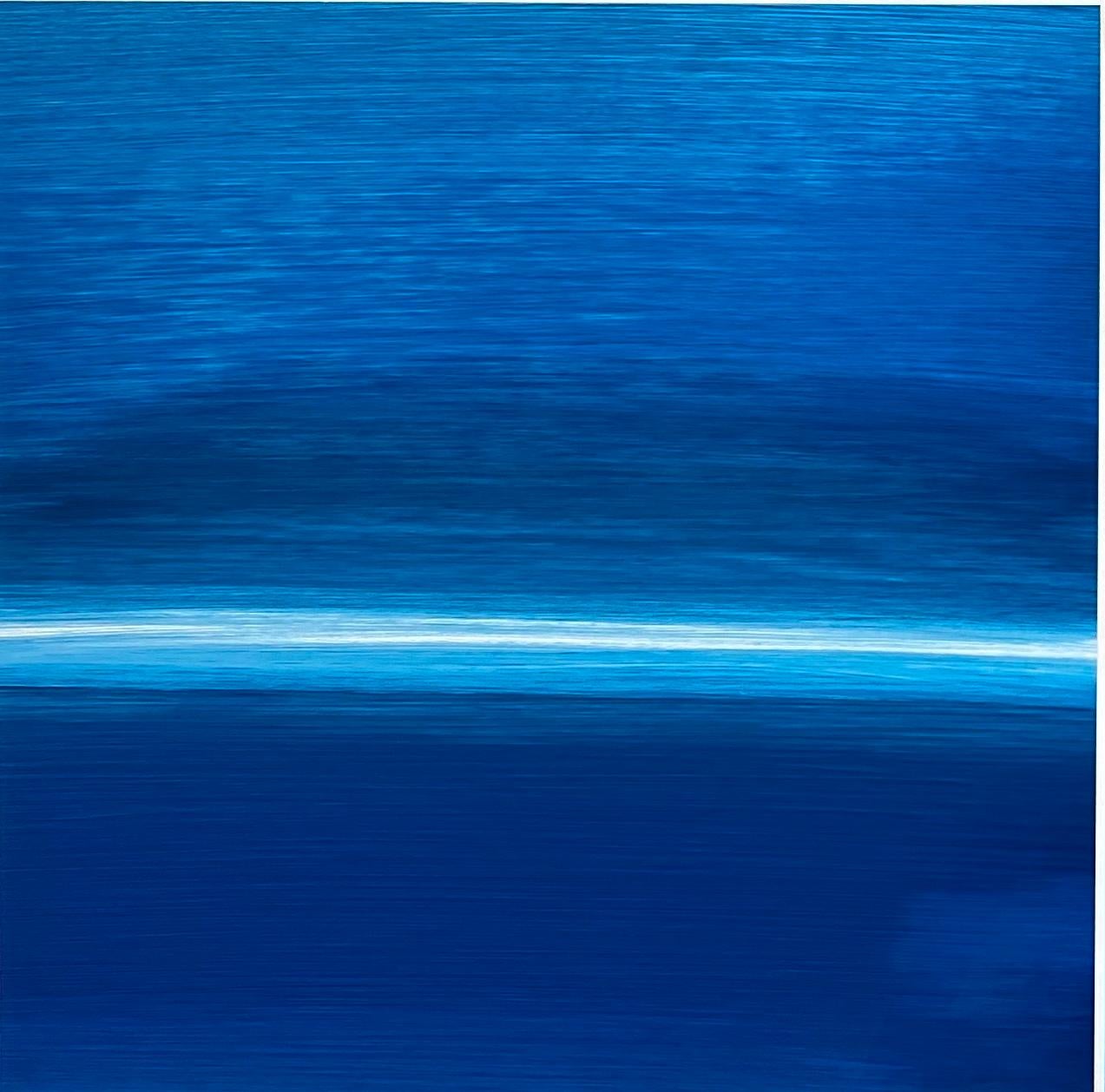 Frances Ashforth Landscape Art - Blue line 3