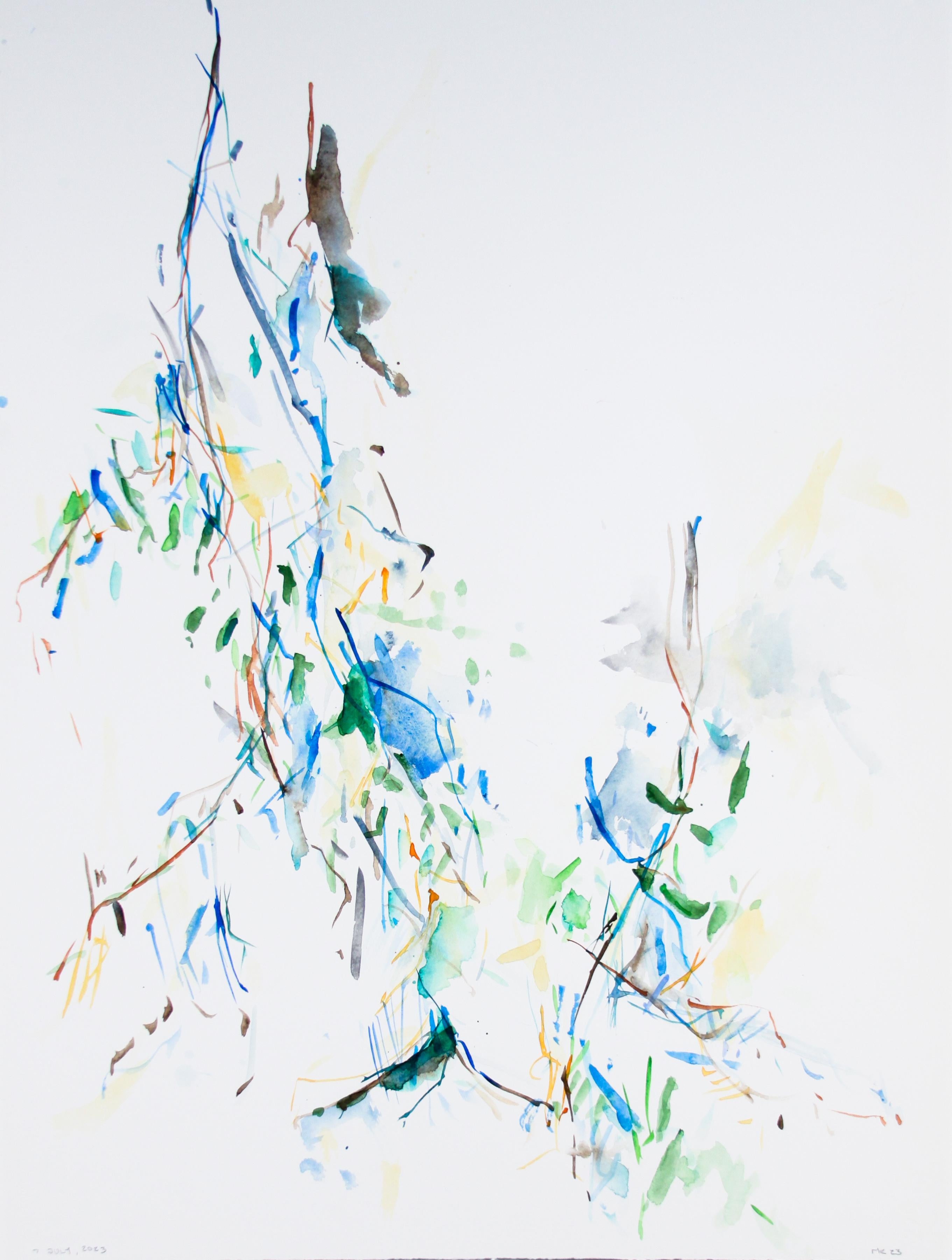 Michael Rich Figurative Art - Olive, hanging branch