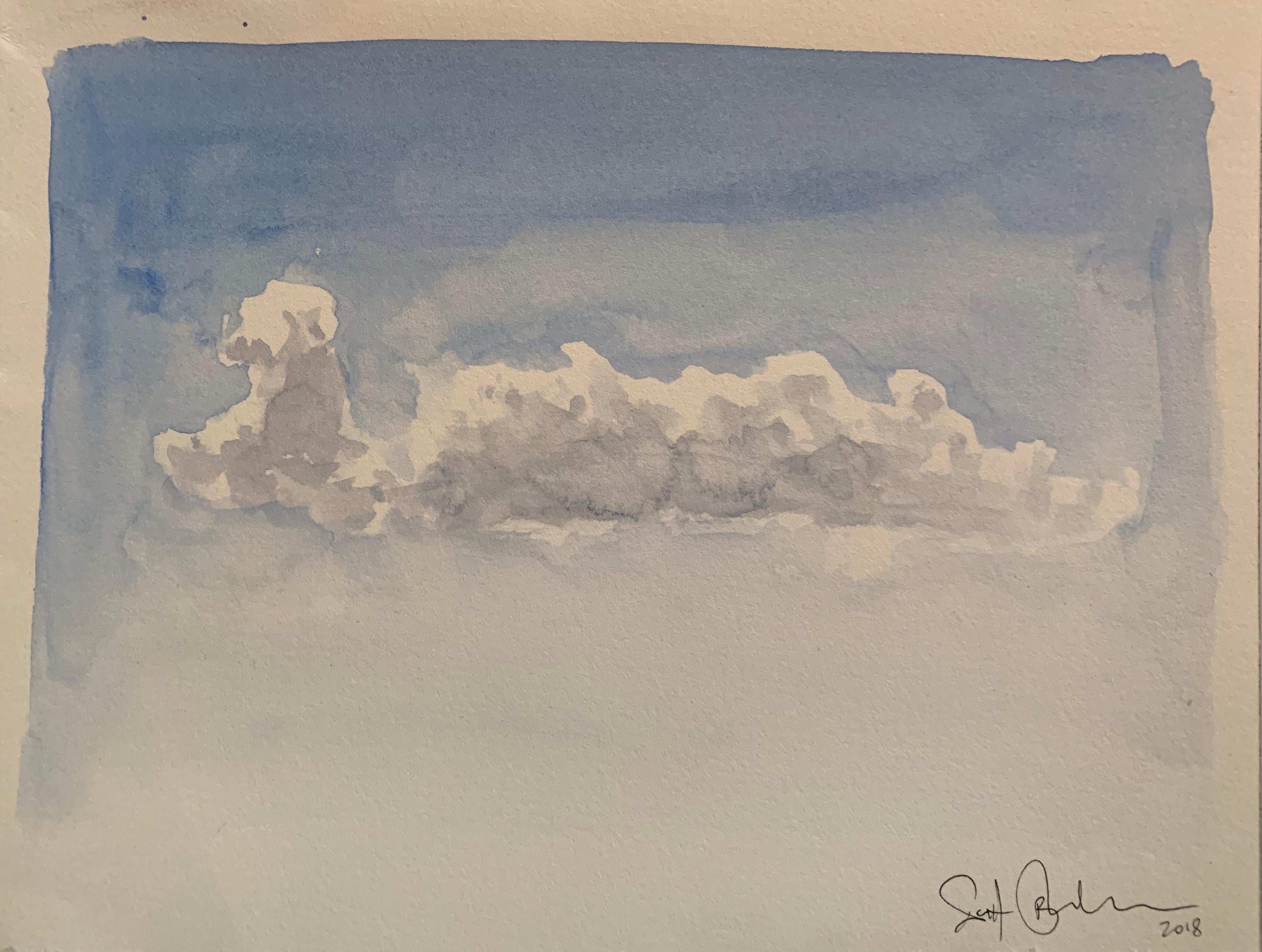 scott bluedorn Landscape Art - Cloud Study: Light