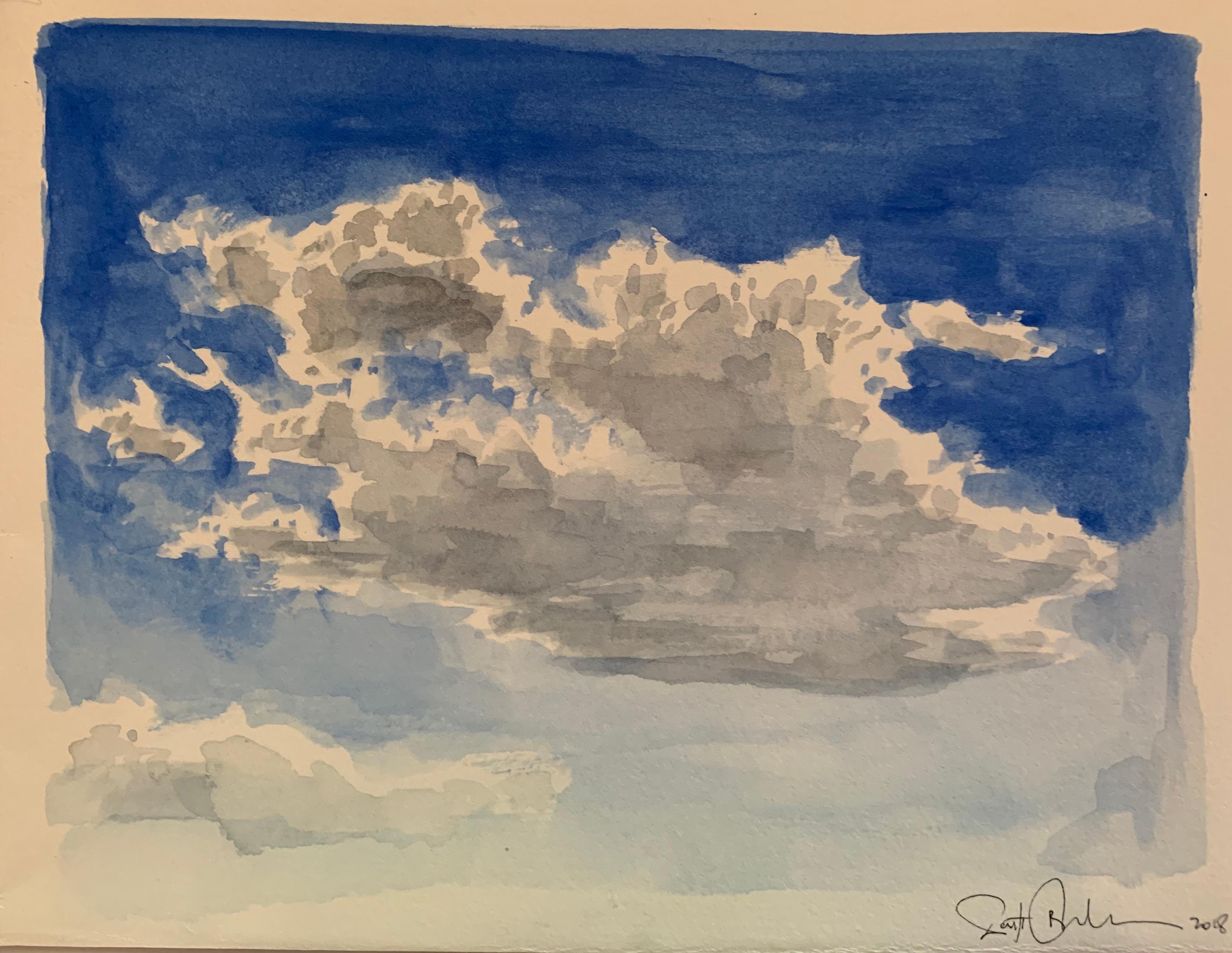 Cloud Study: Bright - Art by scott bluedorn