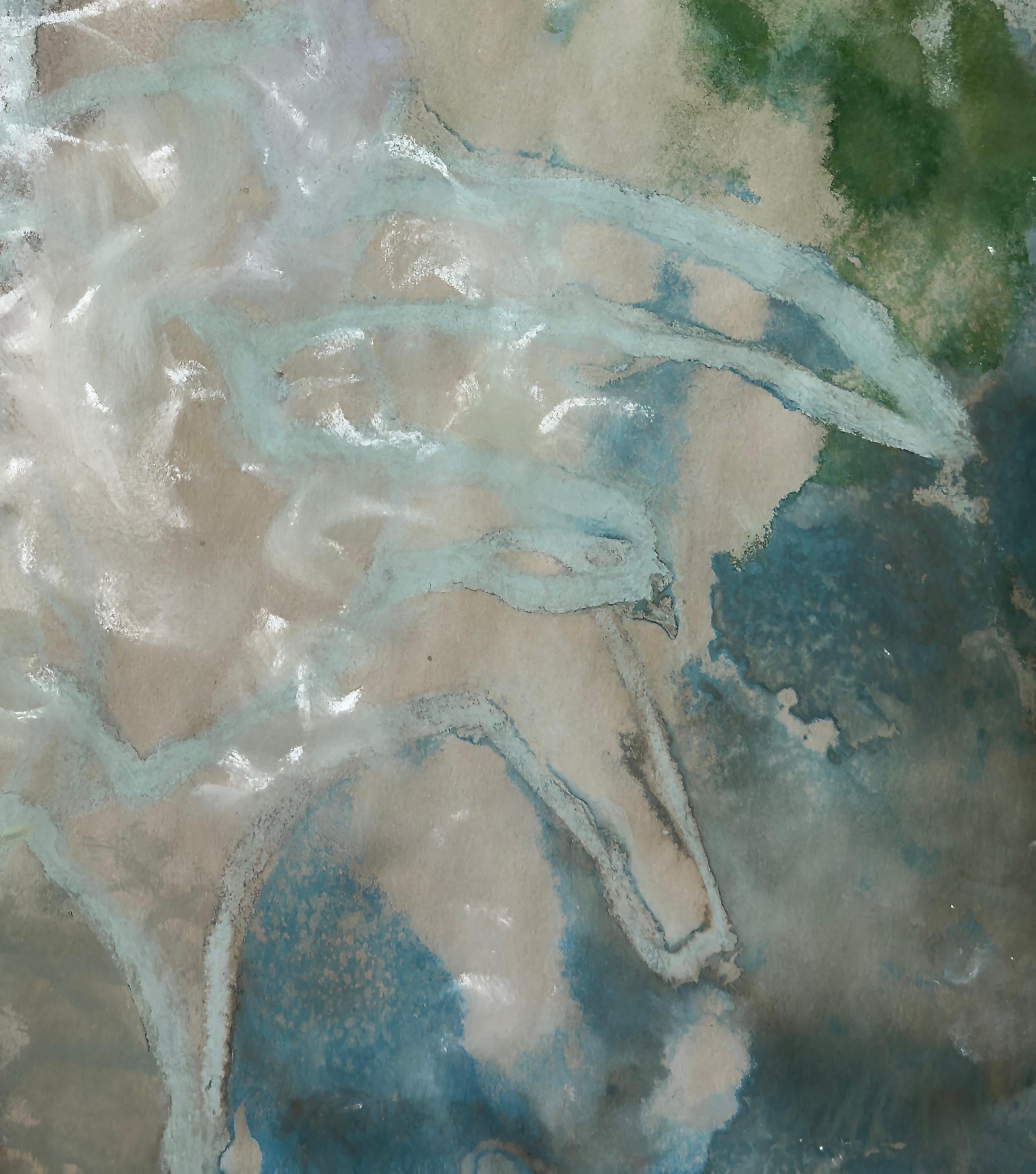 Wayfinding (No. 1) Forest-Inspired Abstract Work on Paper by Katherine Filice For Sale 6