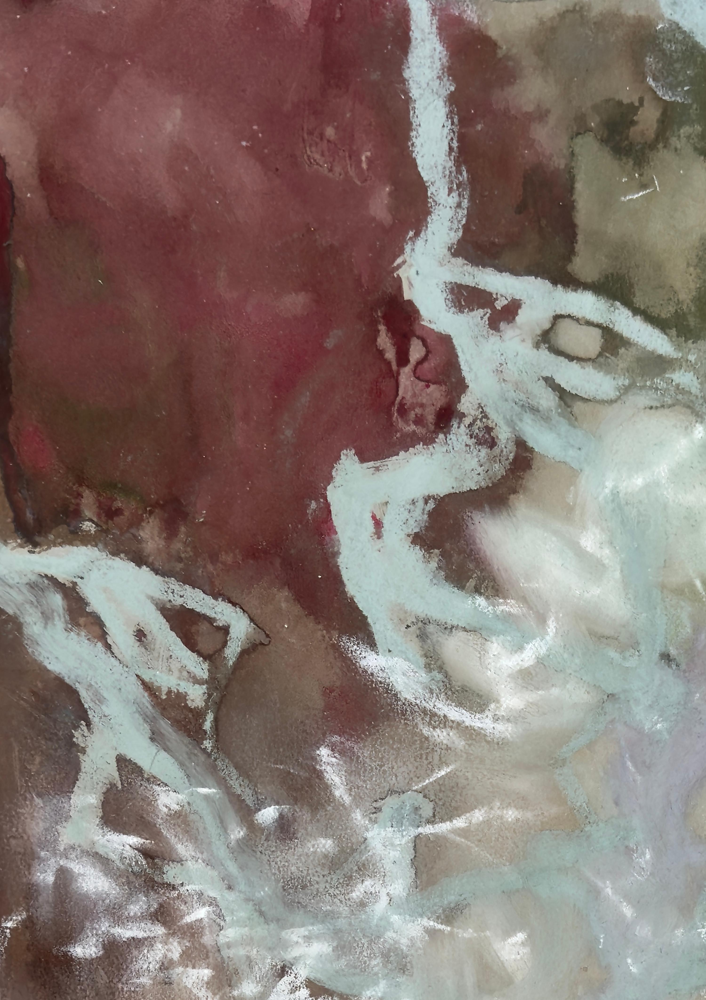 Wayfinding (No. 1) Forest-Inspired Abstract Work on Paper by Katherine Filice For Sale 7