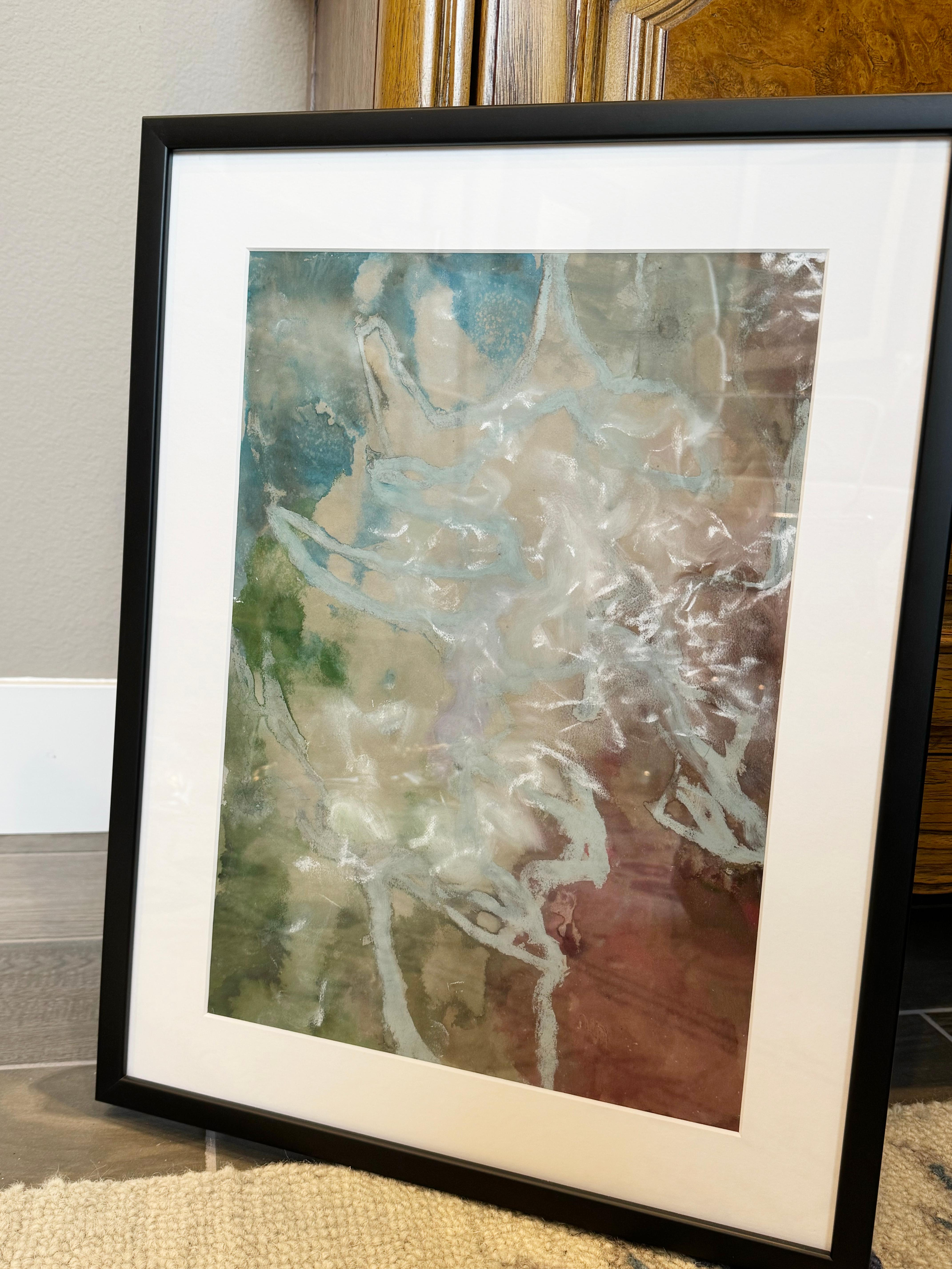 Wayfinding (No. 1) Forest-Inspired Abstract Work on Paper by Katherine Filice For Sale 2