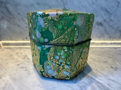 Untitled (ornamental box)  (Glassware)